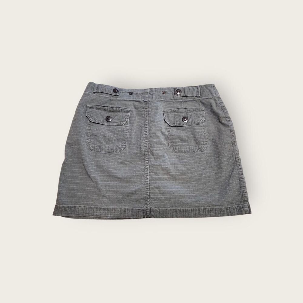 Vintage Y2k early 2000s Fashion Bug green cargo mini skirt - Picture 2 of 4